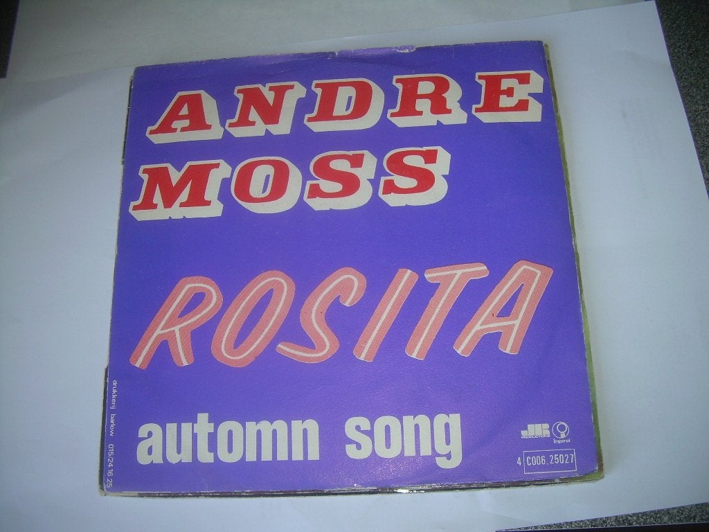 45 T SINGLE - Andre Moss ‎– Rosita, Ophalen of Verzenden, Zo goed als nieuw