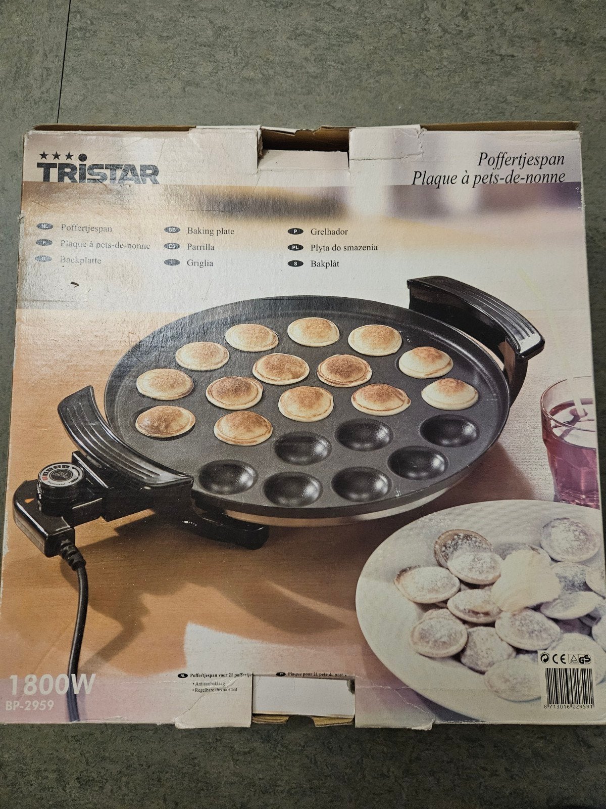 Poêle à poffertjes Tristar, Enlèvement ou Envoi