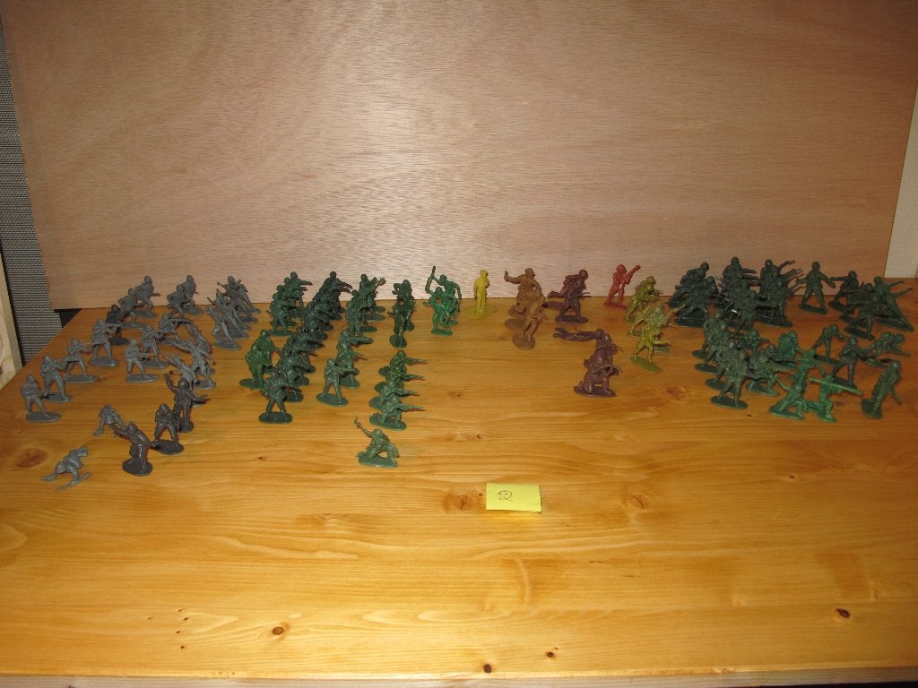 Lot soldaatjes en cowboys, Verzamelen, Poppetjes en Figuurtjes, Ophalen, Gebruikt
