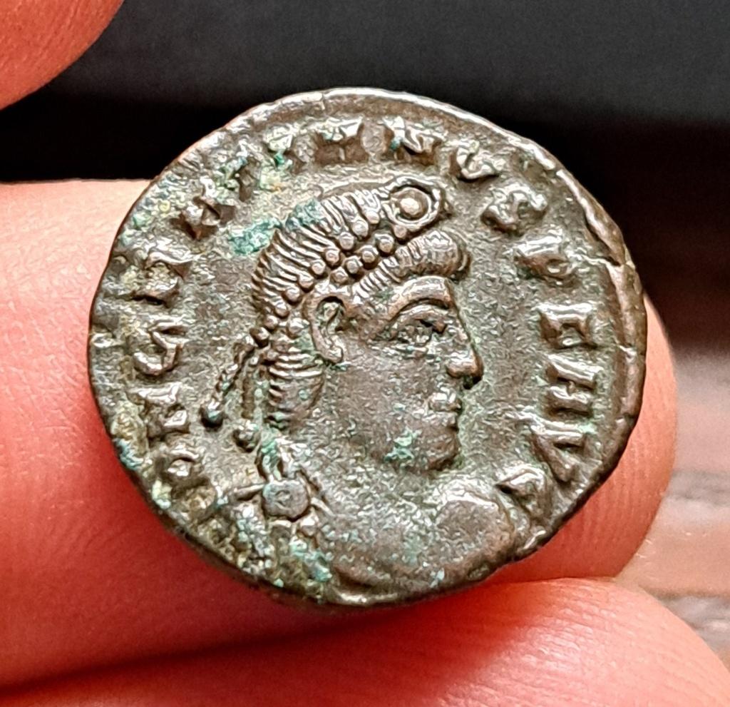 Gratianus - Nummus Gloria Romanorum (Zeldzaam), Ophalen of Verzenden, Overige landen, Losse munt