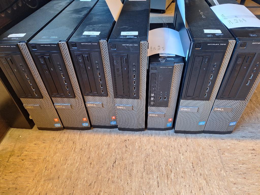 7 Dell computers, Ophalen, 8 GB, SSD