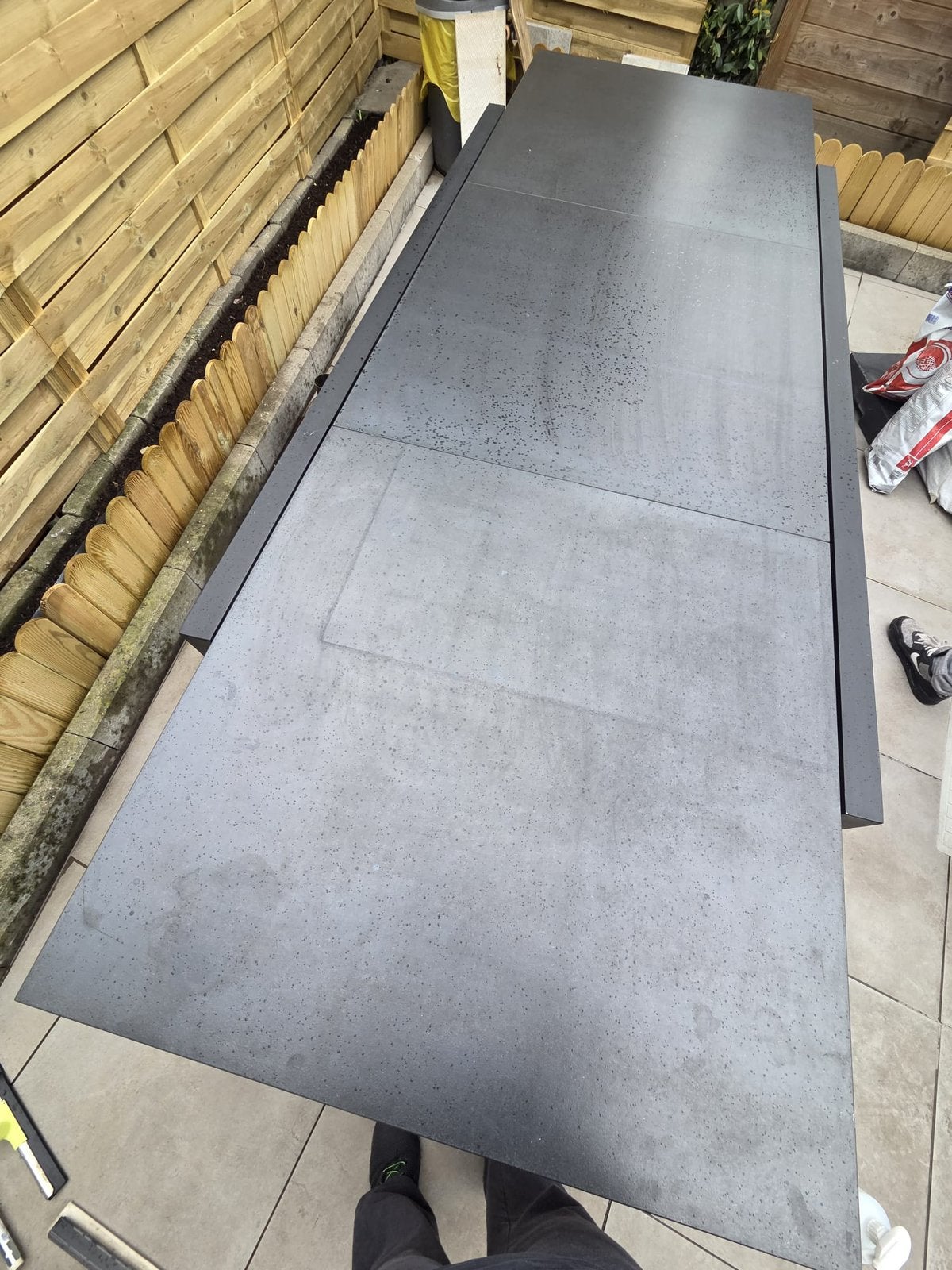 Table en métal de 2 mètres à 2,70, Jardin & Terrasse, Enlèvement, Comme neuf
