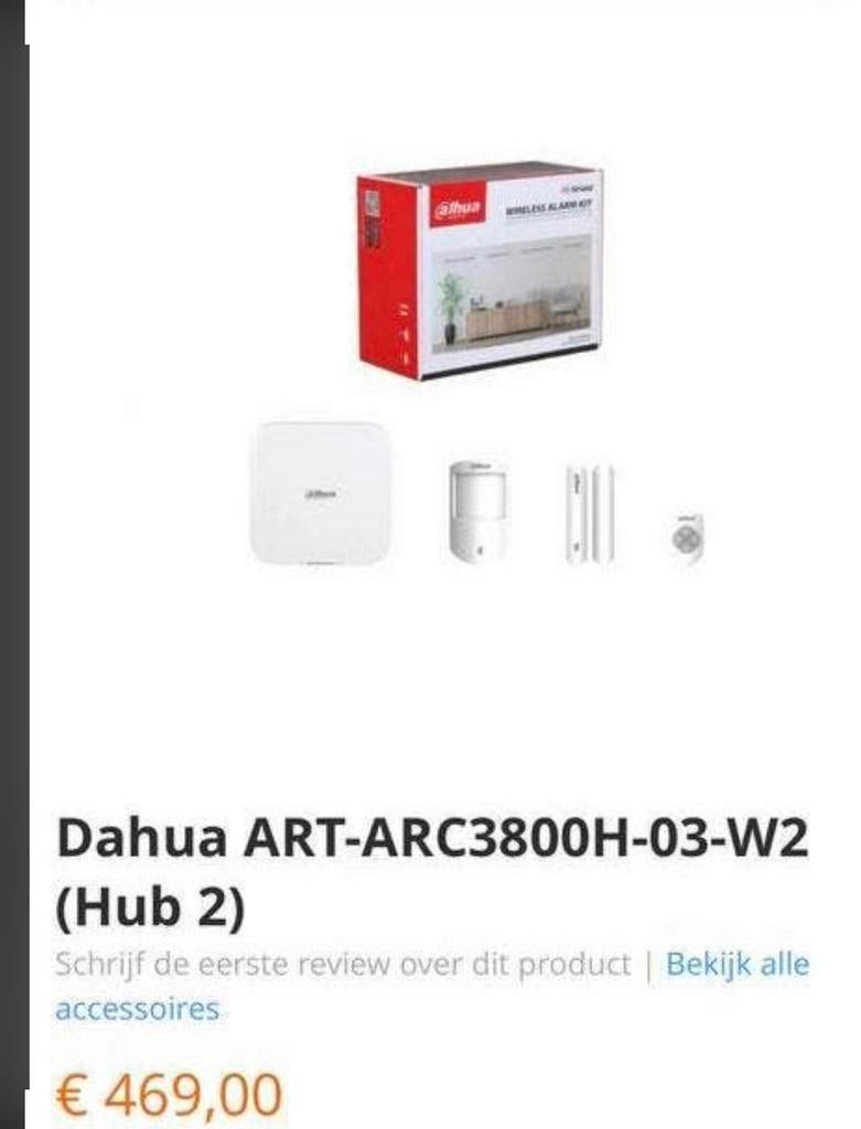 Systeme d’alarme Dahua Hub2, Mouvement, Enlèvement ou Envoi, Détecteur, Capteur ou Alarme, Neuf