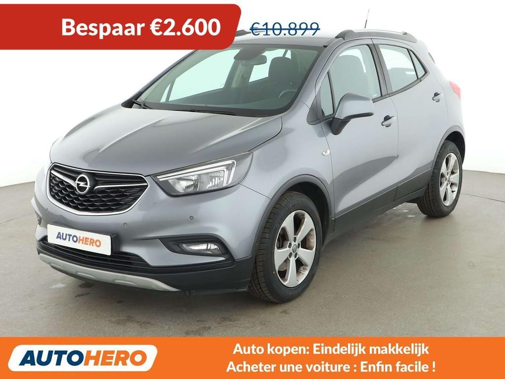 Opel Mokka X 1.4 Turbo Active Start/Stop (bj 2017), Auto's, Voorwielaandrijving, Stof, Gebruikt, Zwart