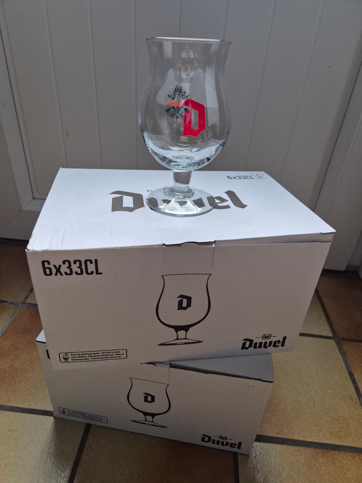 Duvelglazen, Ophalen