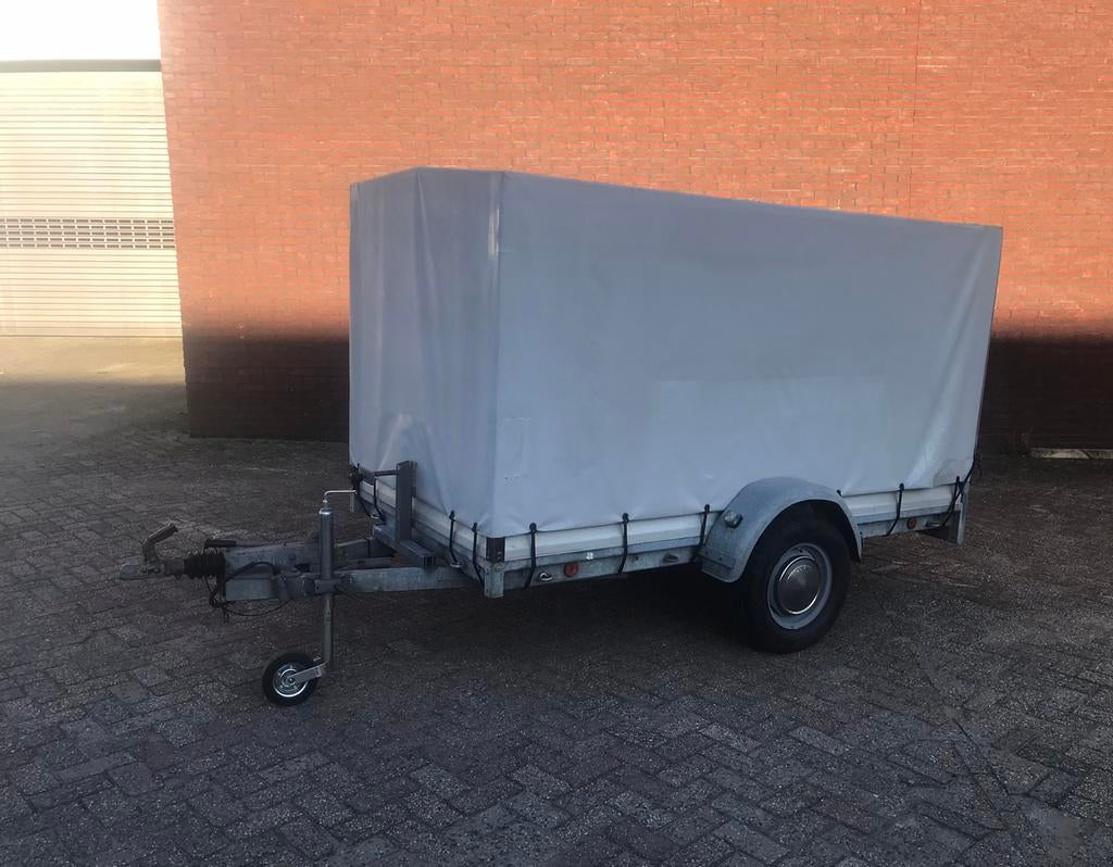 Te koop aanhanger met huif, Ophalen of Verzenden, Zo goed als nieuw