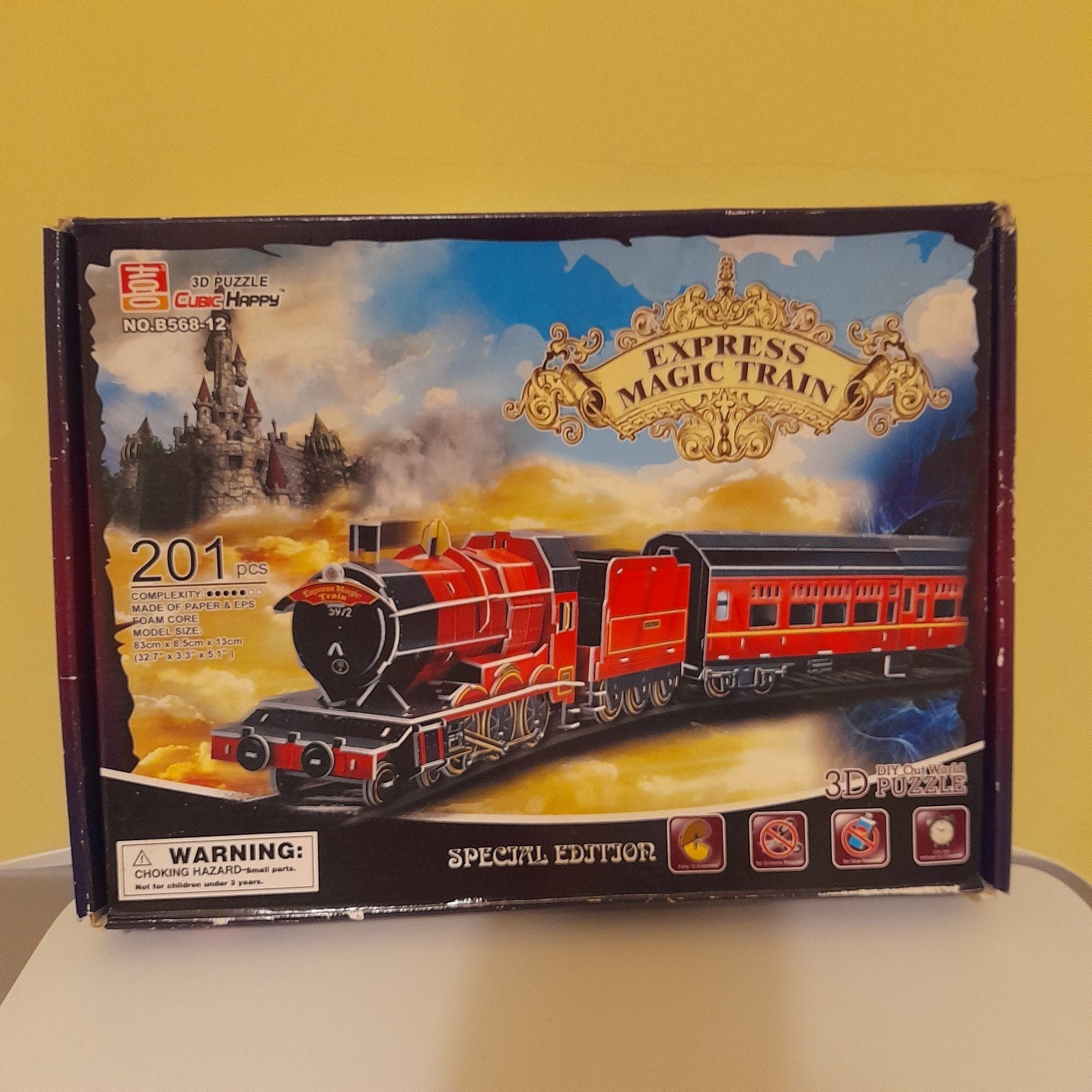 puzzel trein, Ophalen of Verzenden, Zo goed als nieuw, Overige typen