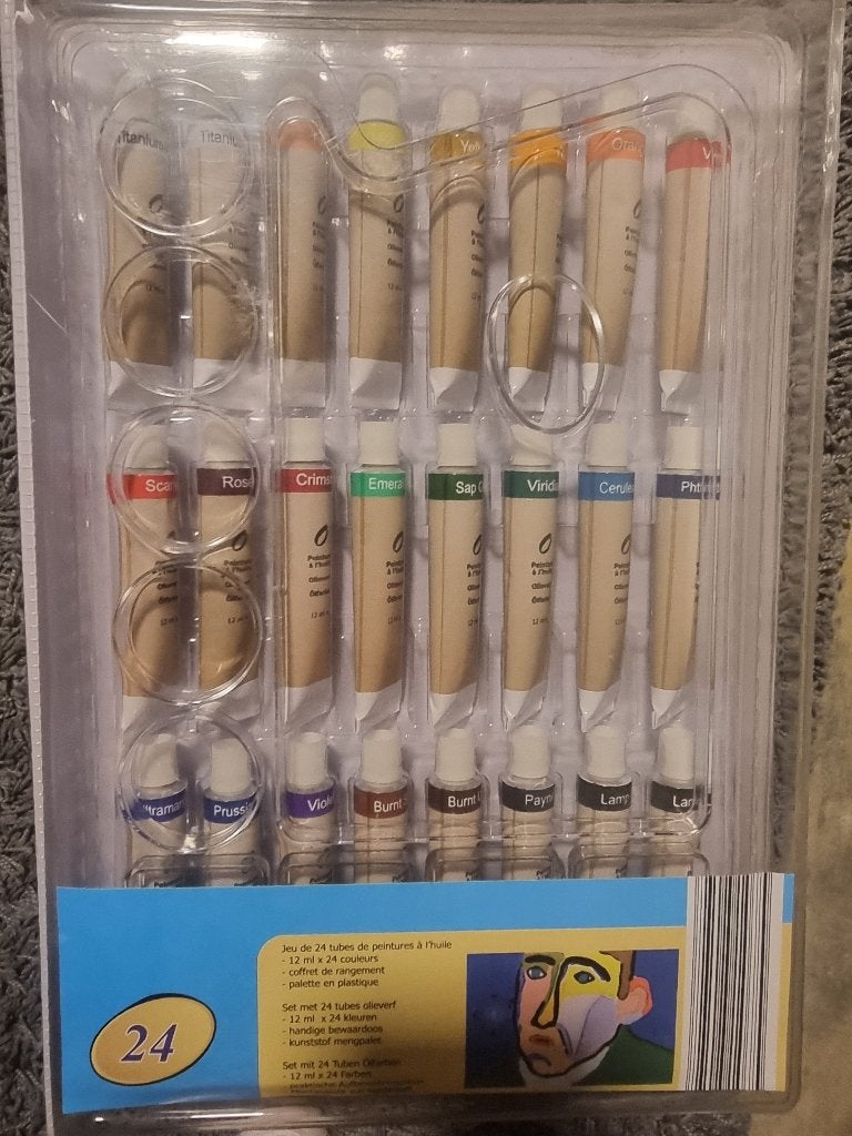 Olieverf en schilderdoeken, Hobby en Vrije tijd, Ophalen, Nieuw, Olieverf