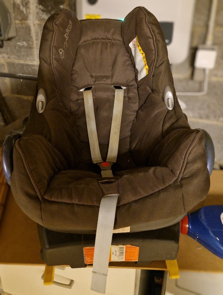 Maxi cosi + base isofix, Enlèvement, Utilisé, 0 à 10 kg, Isofix