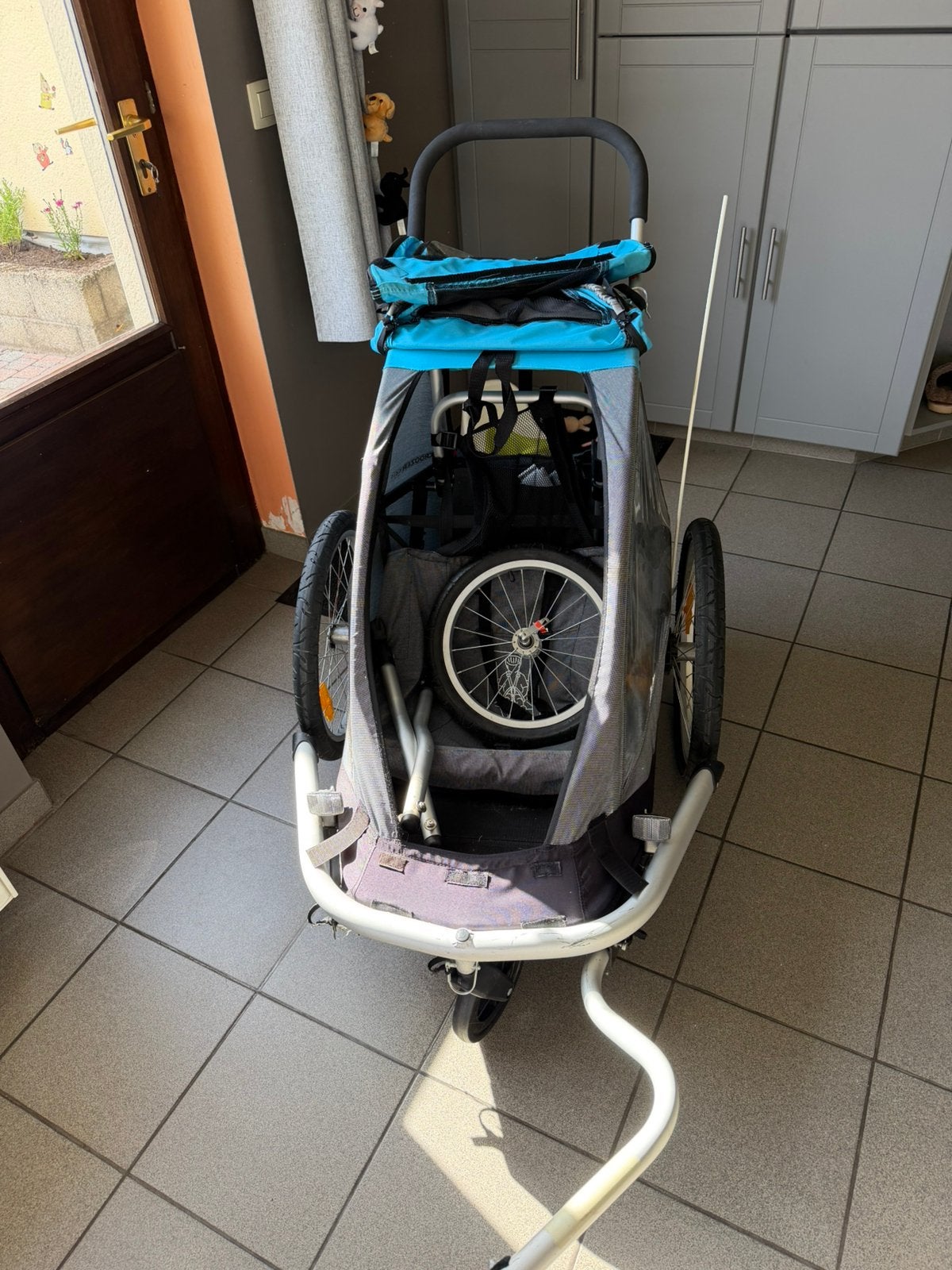 Fietskar croozer 1 kind, 20 à 40 kg, Enlèvement, Utilisé, Suspension