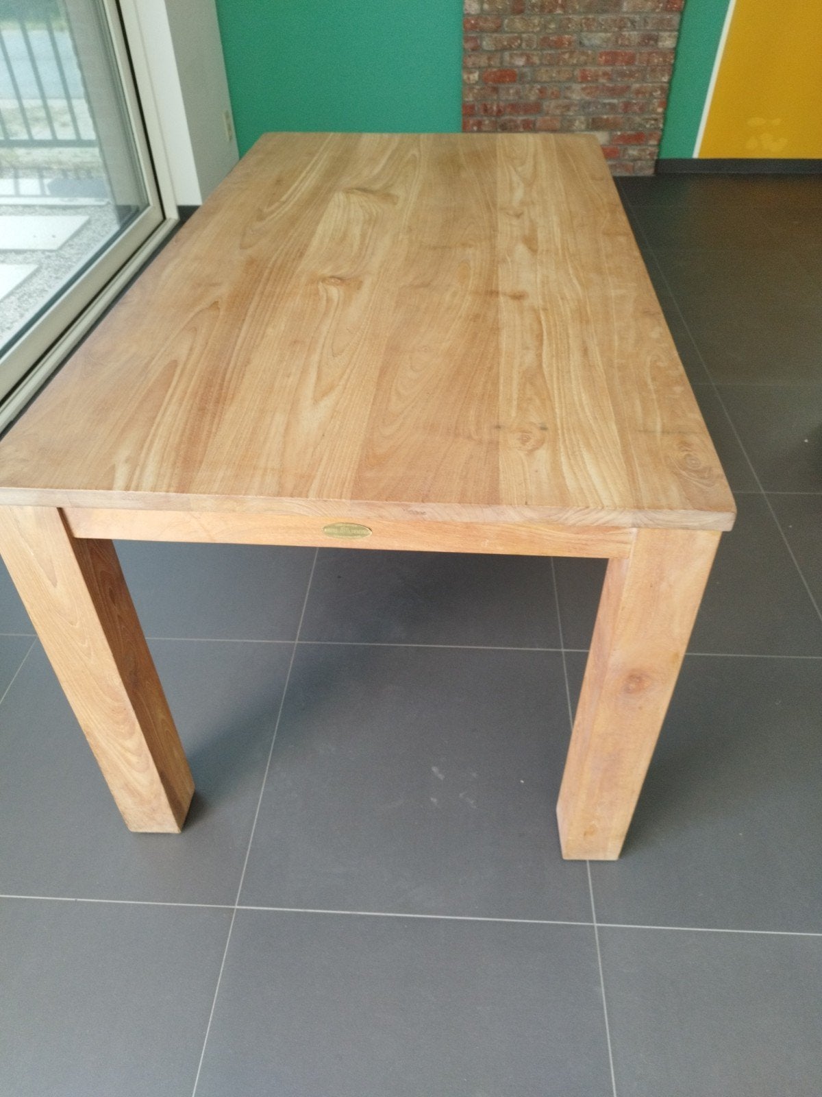 Teak keuken tafel, Ophalen