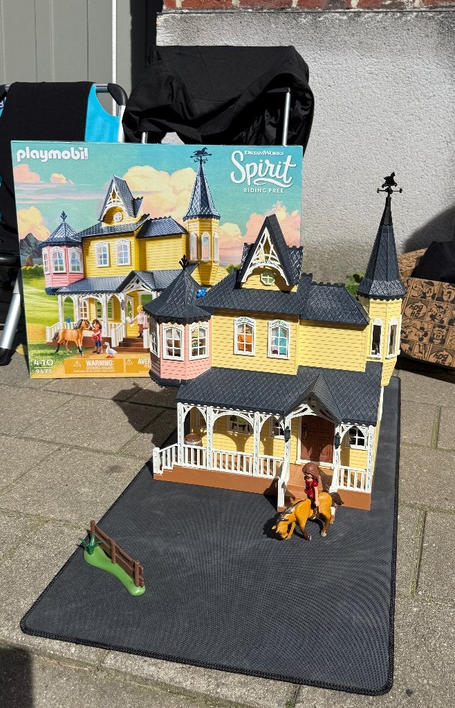 Playmobil 9475 maison Lucky Spirit complet, Enfants & Bébés, Bâtiment, Comme neuf, Country, Kit complet