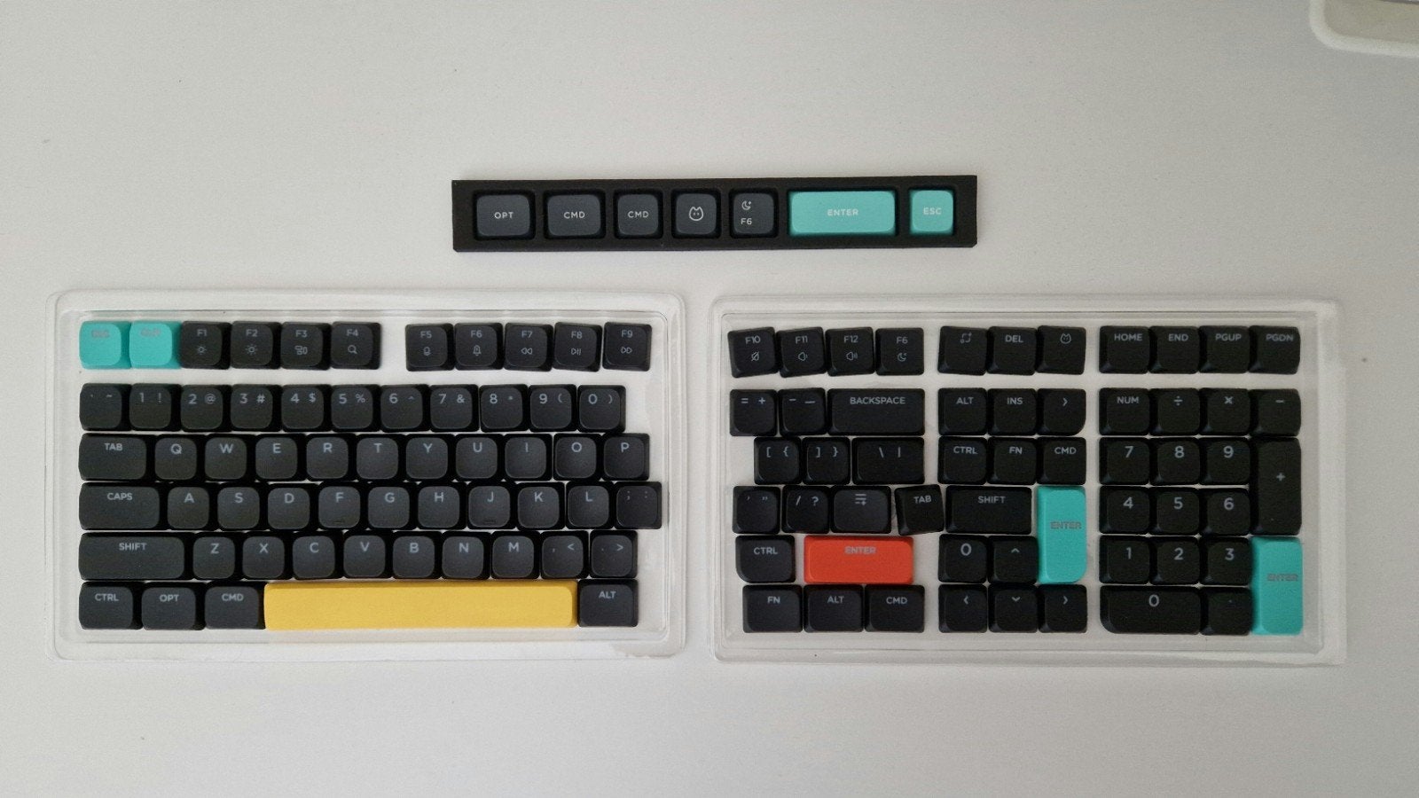 NuPhy Air60 / Air75 shine-through keycaps, Computers en Software, Toetsenborden, Ophalen, Zo goed als nieuw, Nuphy