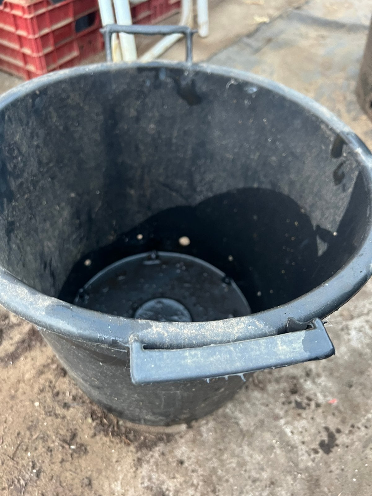 grote plantenkuip container 30 liter 40 x 33 cm, Ophalen, Kunststof, 40 cm of meer, Rond