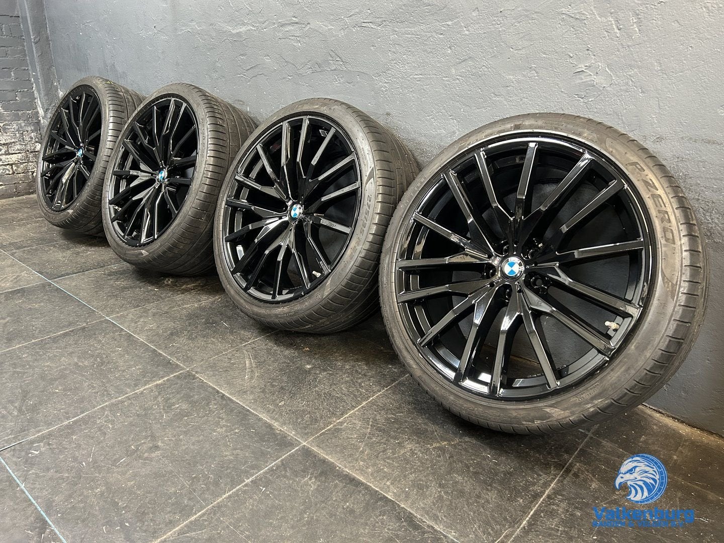 6-7mm! Originele BMW X5 X6 G05 G06 Style 742M 22 inch zwart, Auto-onderdelen, Banden en Velgen, Gebruikt, -, 275 mm, -