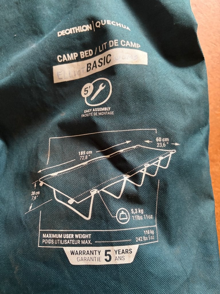 Deux lits de camp à vendre, Enlèvement, Utilisé, Autre