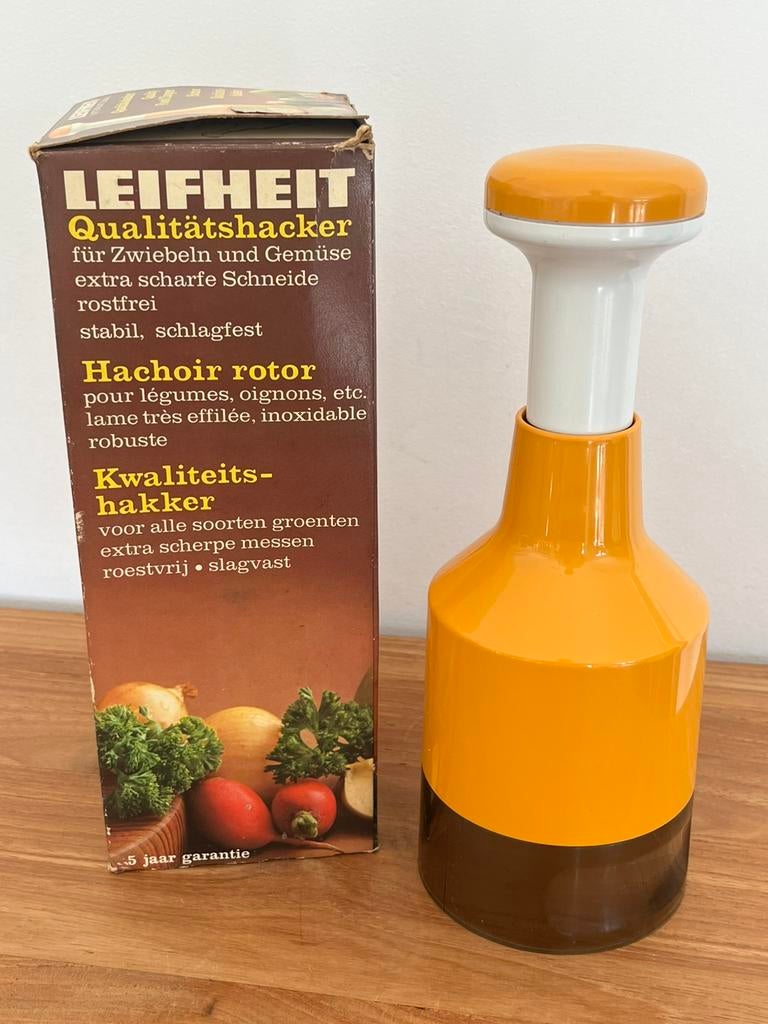 Leifheit vleesmolen Nieuw, Huis en Inrichting, Ophalen of Verzenden, Nieuw, Oranje