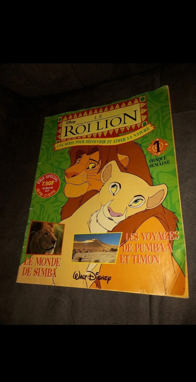 magazine le roi lion, Enlèvement