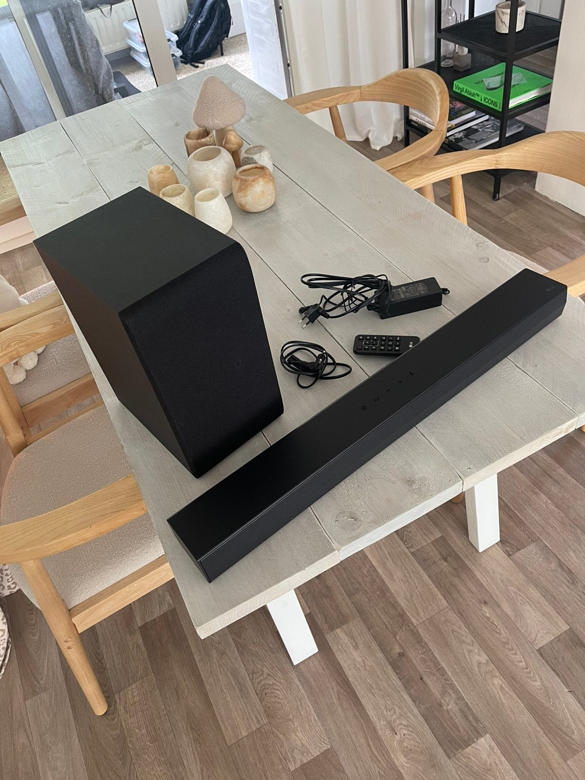 LG DS40T Soundbar + draadloze subwoofer, Ophalen, Bluetooth, Zo goed als nieuw