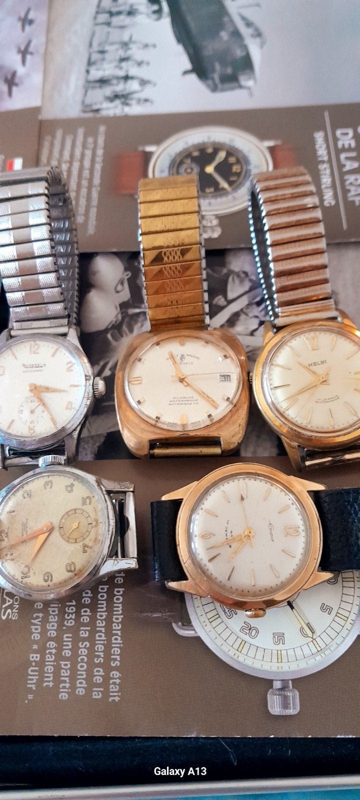 Lot des montres vintage, Handtassen en Accessoires, Horloges | Antiek, Ophalen