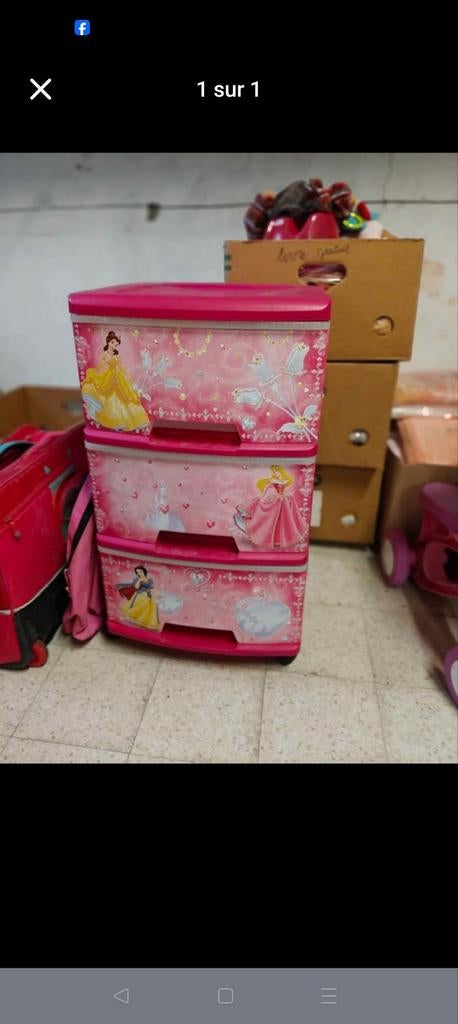 Prinsess-laden, Kinderen en Baby's, Kinderkamer | Commodes en Kasten, Ophalen