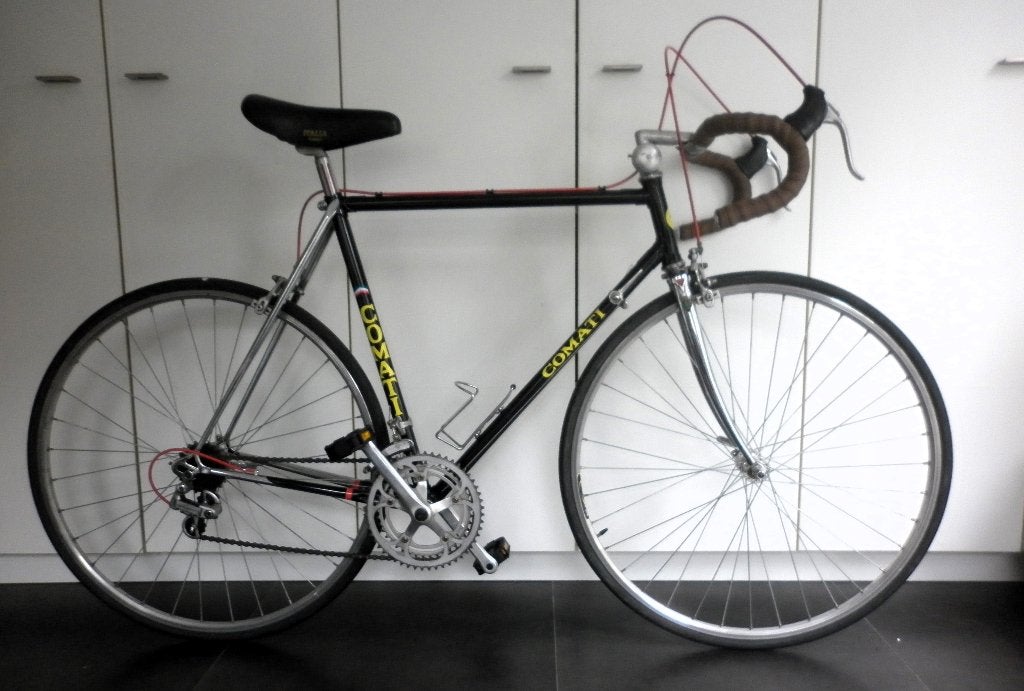 retro koersfiets Comati full panto, Ophalen