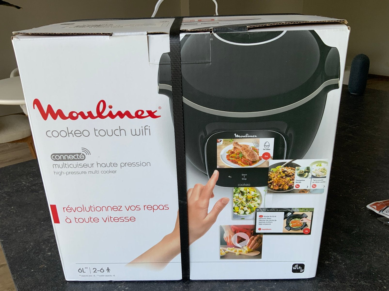 Moulinex Cookeo Touch Wifi 6L, Ophalen, Nieuw