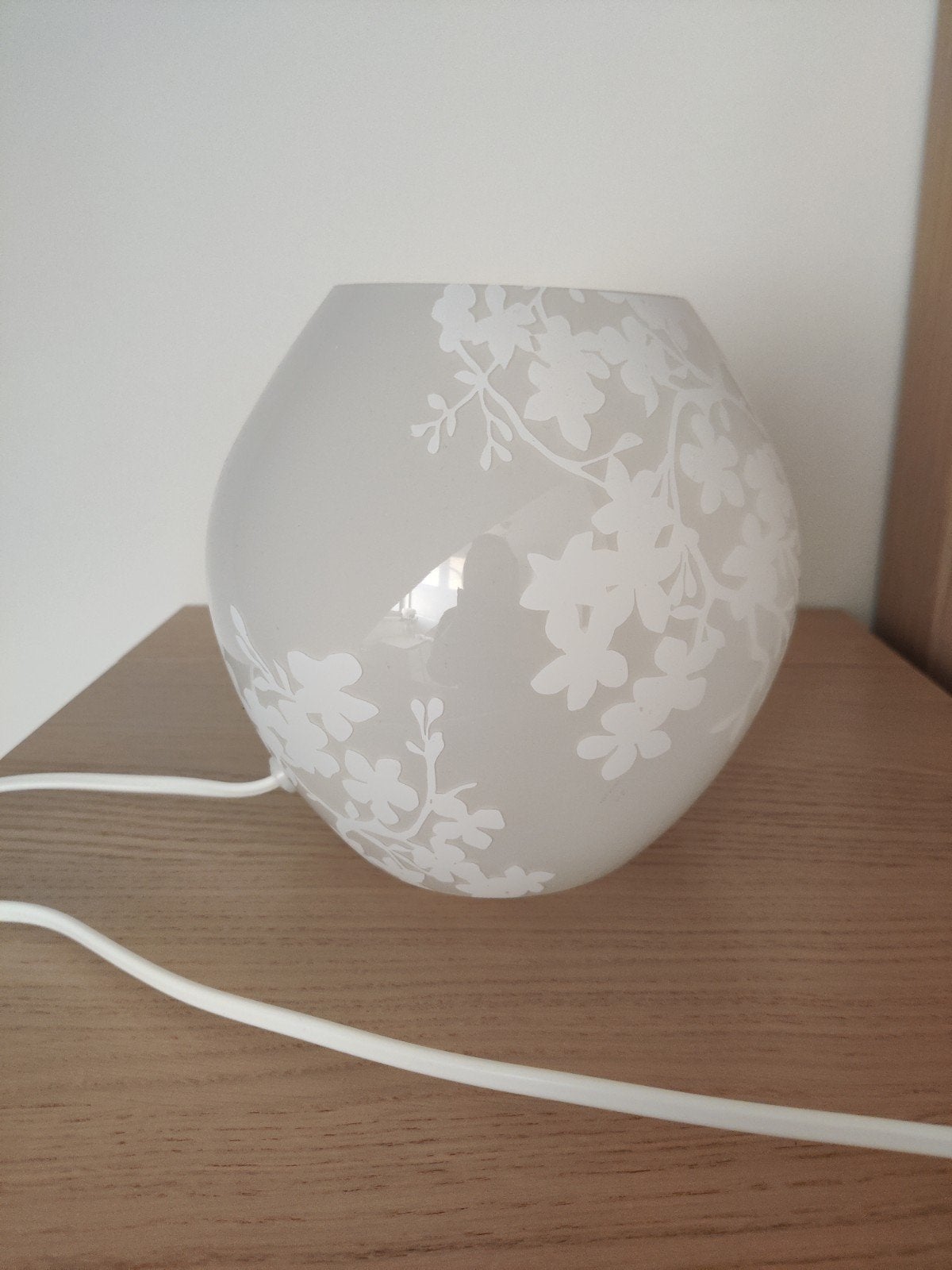 Ikea Knubbig lampje, Enlèvement ou Envoi, Blanc, Comme neuf, Verre