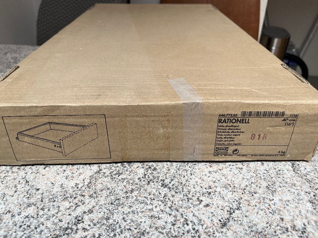Ikea Rationell Lade Drawer 40cm Ref. 646.772.82, Huis en Inrichting, Ophalen, Nieuw