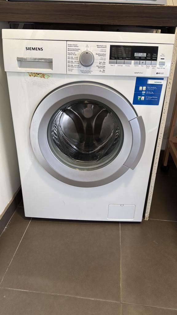 Machine à laver Siemens IQ500, Electroménager, Lave-linge, 1200 à 1600 tours, 6 à 8 kg, Programme lavage à la main, Comme neuf