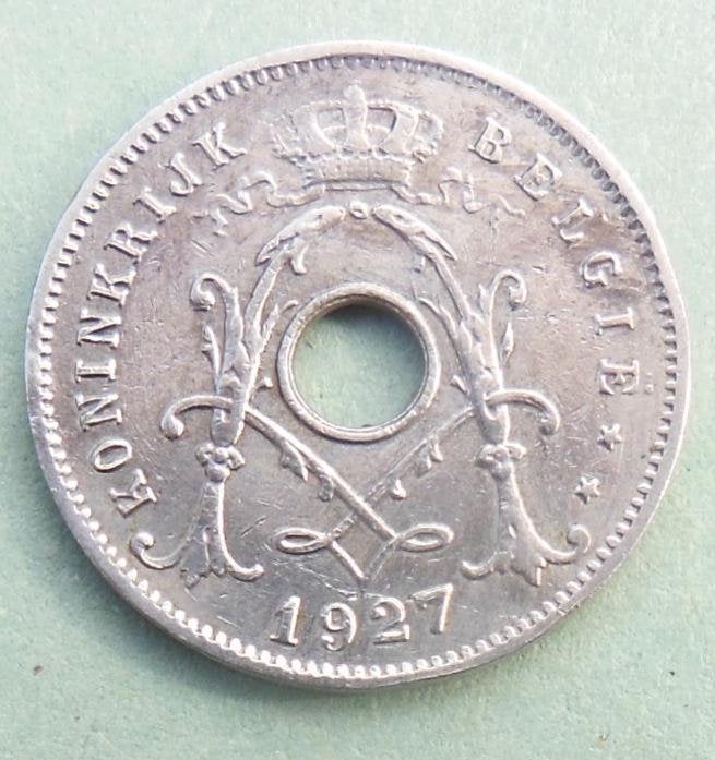 1927 5 centimen NL Albert 1er, Verzenden, Metaal, Losse munt