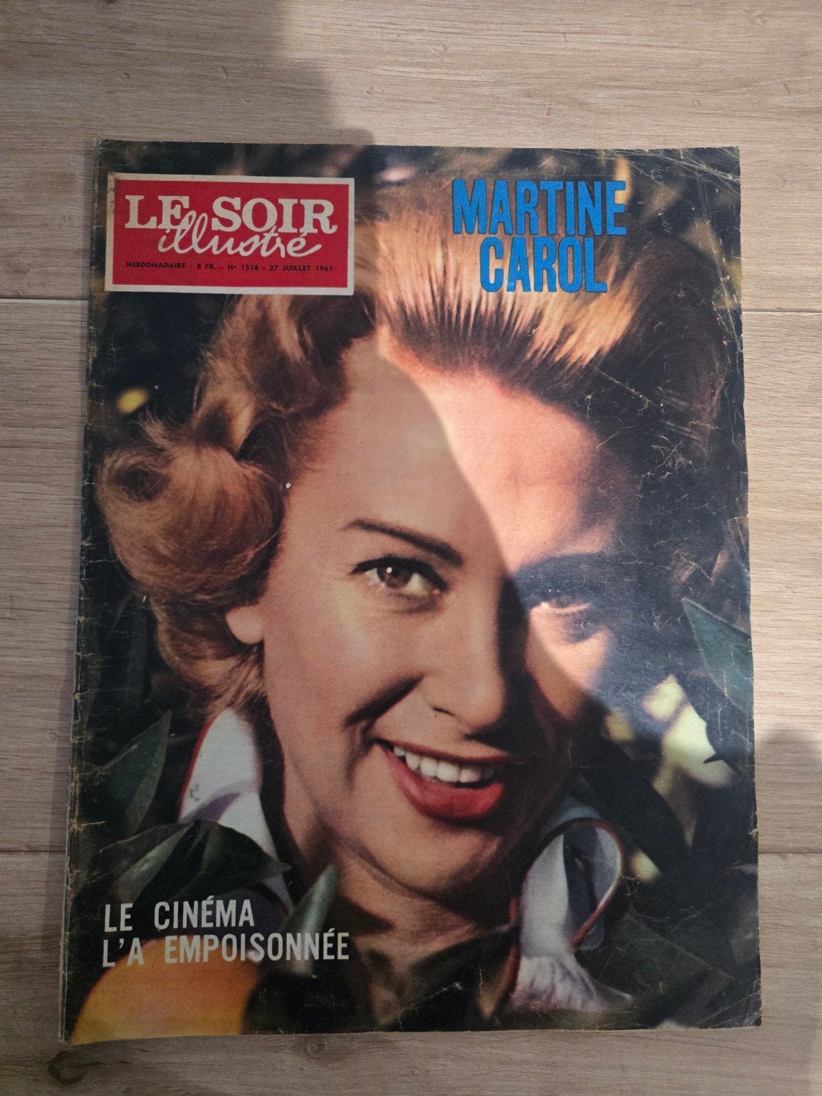 Le Soir Illustré n1518 – 27 juillet 1961 – Martine Carol –, Enlèvement ou Envoi
