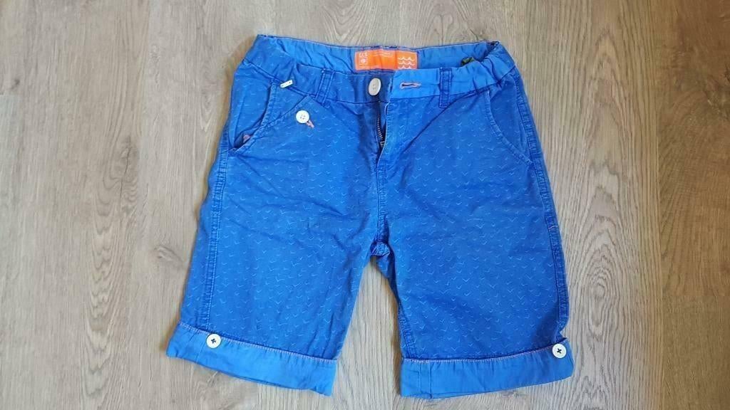 blauwe short of bermuda CKS maat 140, Kinderen en Baby's, Kinderkleding | Maat 140, Broek, Gebruikt, Cks, Ophalen of Verzenden