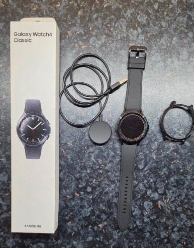 Samsung Galaxy Watch4 Classic 46mm, Ophalen, Zwart