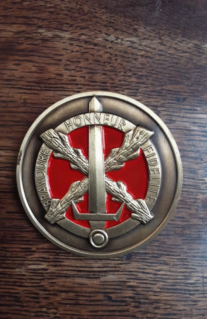 insigne medaille wallonie, Enlèvement ou Envoi, Armée de terre, Emblème ou Badge