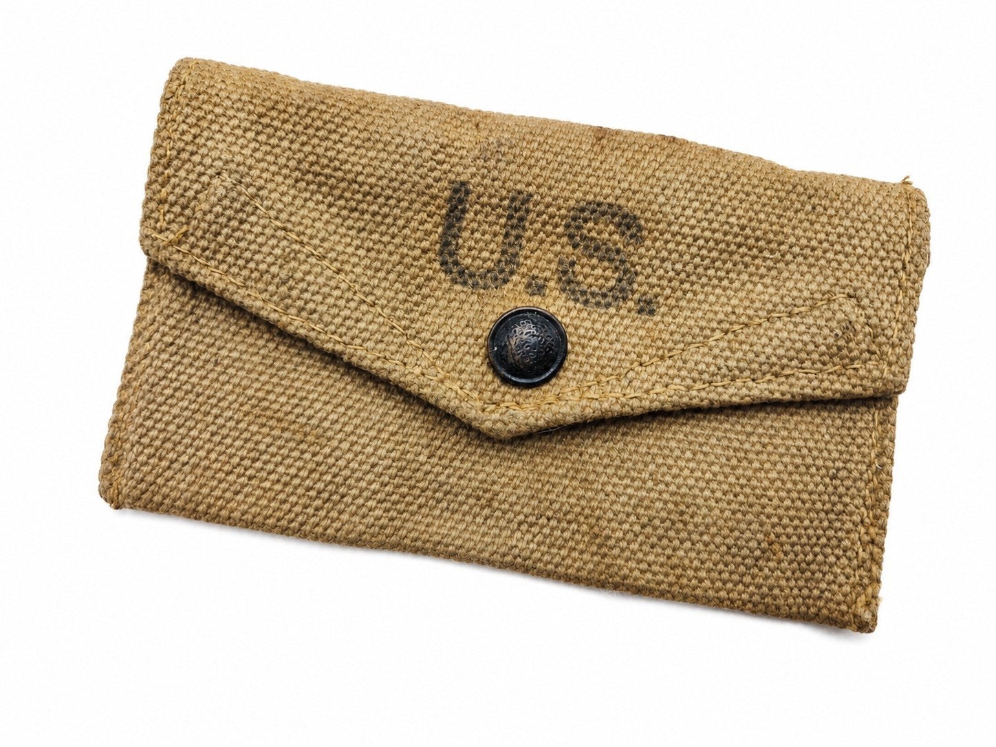 US WWII M1942 First-Aid Pouch | British-Made | 1944, Collections, Objets militaires | Seconde Guerre mondiale, Envoi, Armée de terre