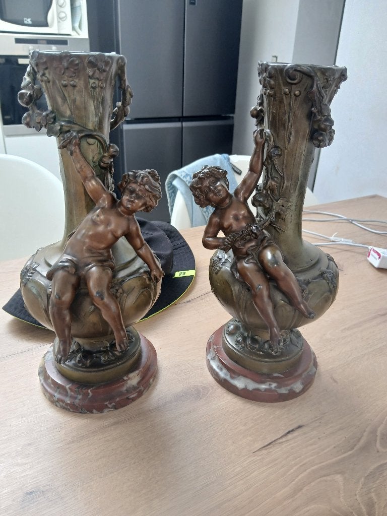 Regule signer, Antiquités & Art, Antiquités | Bronze & Cuivre, Enlèvement