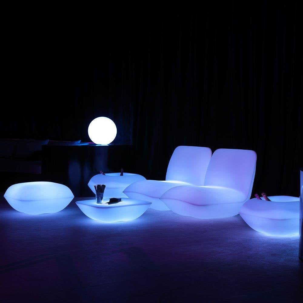 Vondom Design lounge set 'pillow" met ingebouwde RGB LED, Tuin en Terras, Tuinsets en Loungesets, Ophalen, 4 zitplaatsen, Kunststof