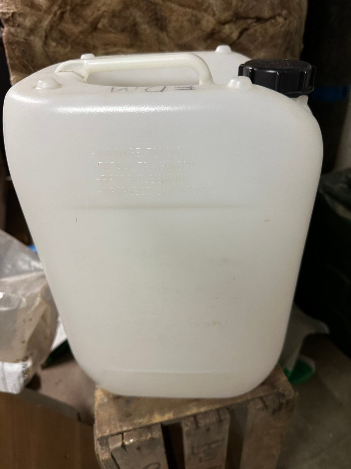 Jerrycan 20 liter, Ophalen, Gebruikt