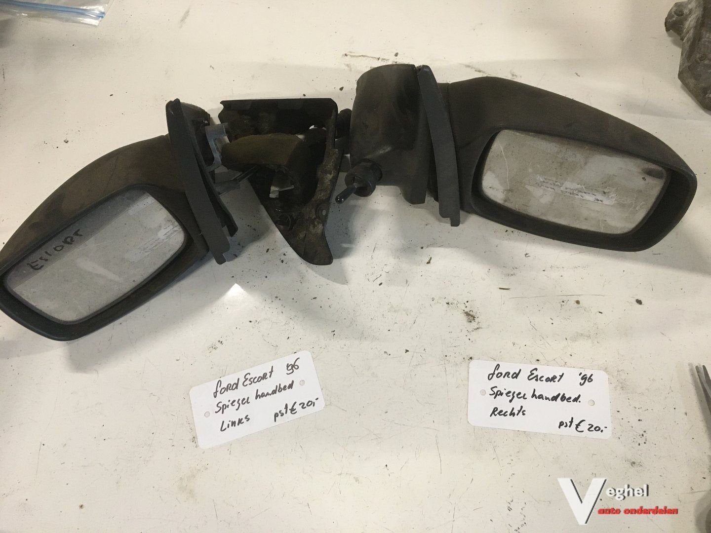 Ford Escort 1996 Buitenspiegel Handbed. Links of Rechts, -, Utilisé, -, -