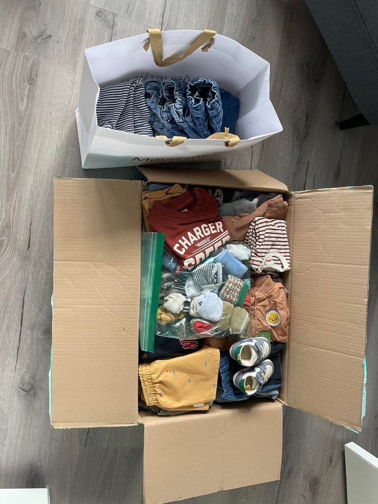 Jongenskleren maatje 74, Ophalen, Gebruikt, Maat 74