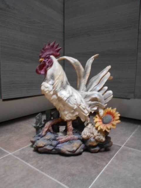 Belle statue - coq, Enlèvement ou Envoi, Comme neuf, Synthétique, Animal