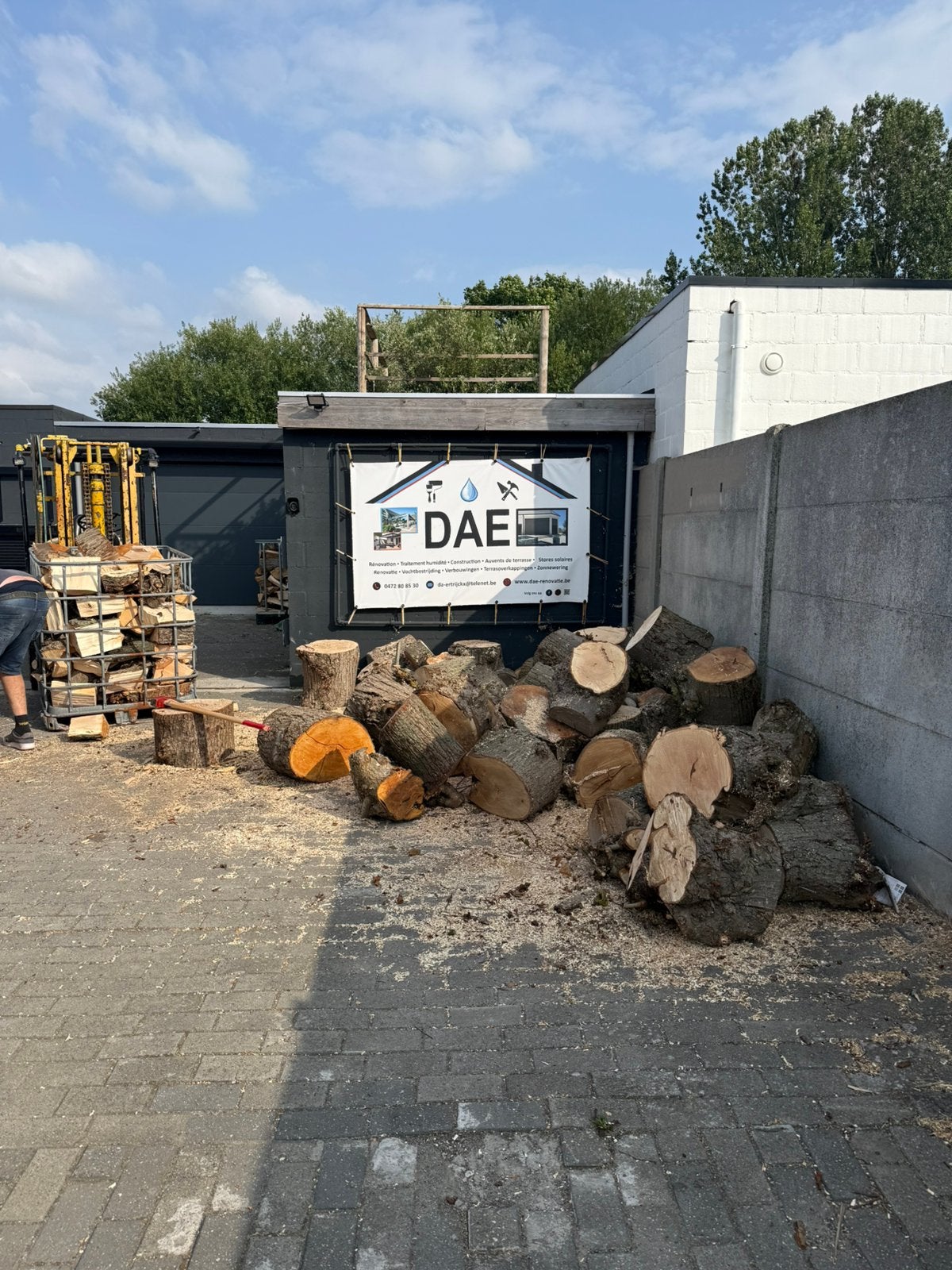 Brandhout, Tuin en Terras, Brandhout, Ophalen, Stammen