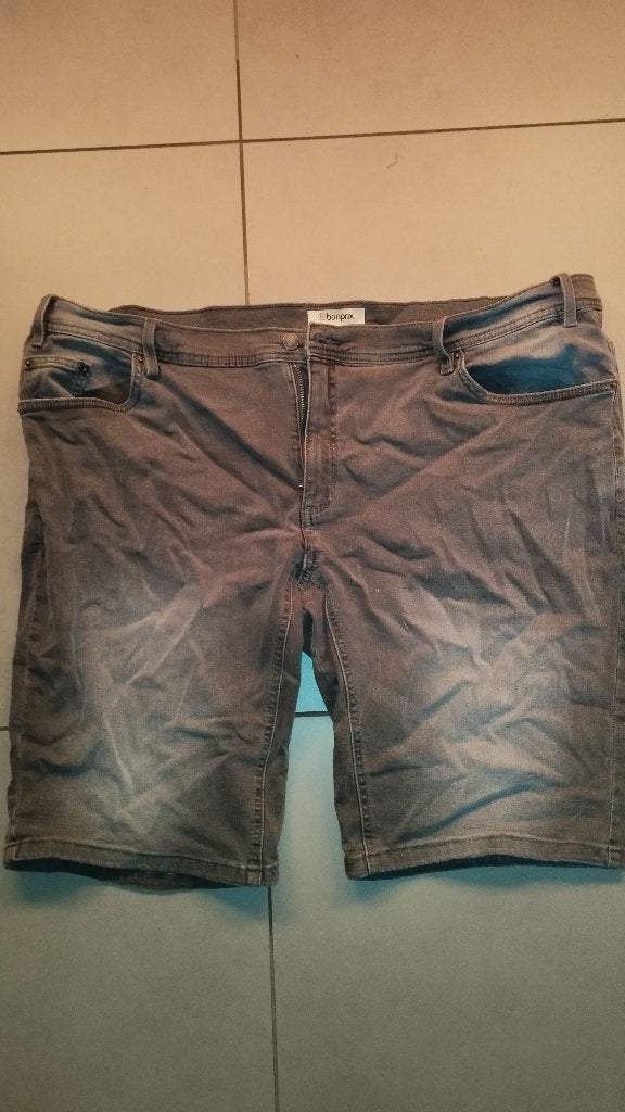 Korte Jeans Man, Neuf, Gris, Bonprix, Enlèvement