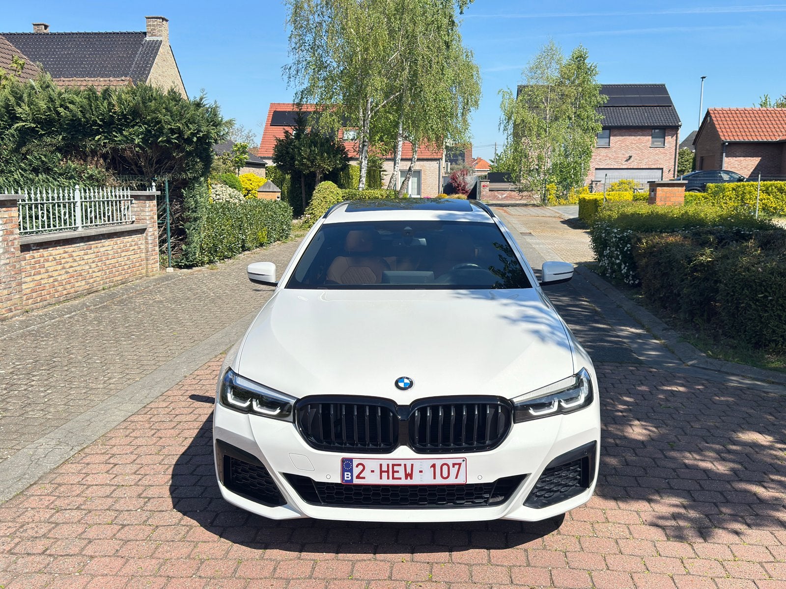 BMW 520d garanti premium, 2027, Auto's, Automaat, Euro 6, 4 cilinders, Wit