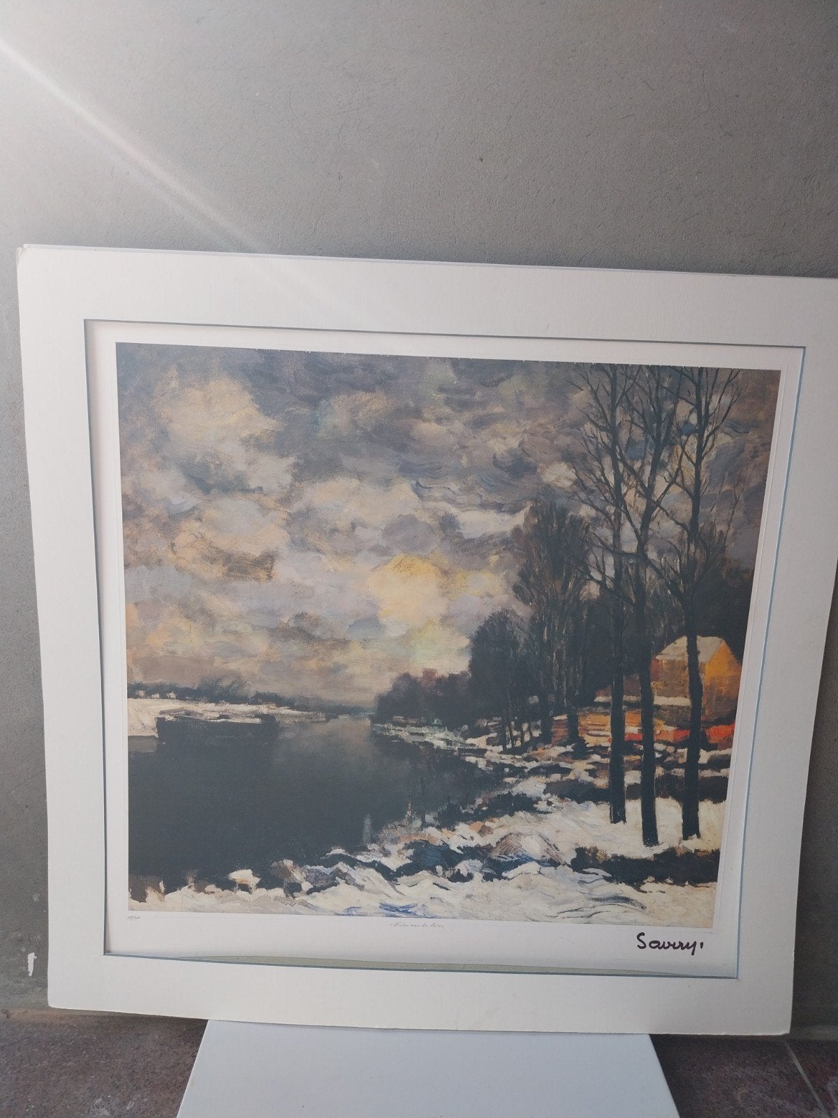 Winter aan de leie, Enlèvement ou Envoi