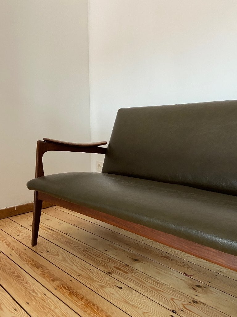 Nederlandse mid century zetel in zeer mooie staat., Ophalen, Minder dan 75 cm, 150 tot 200 cm, Driepersoons