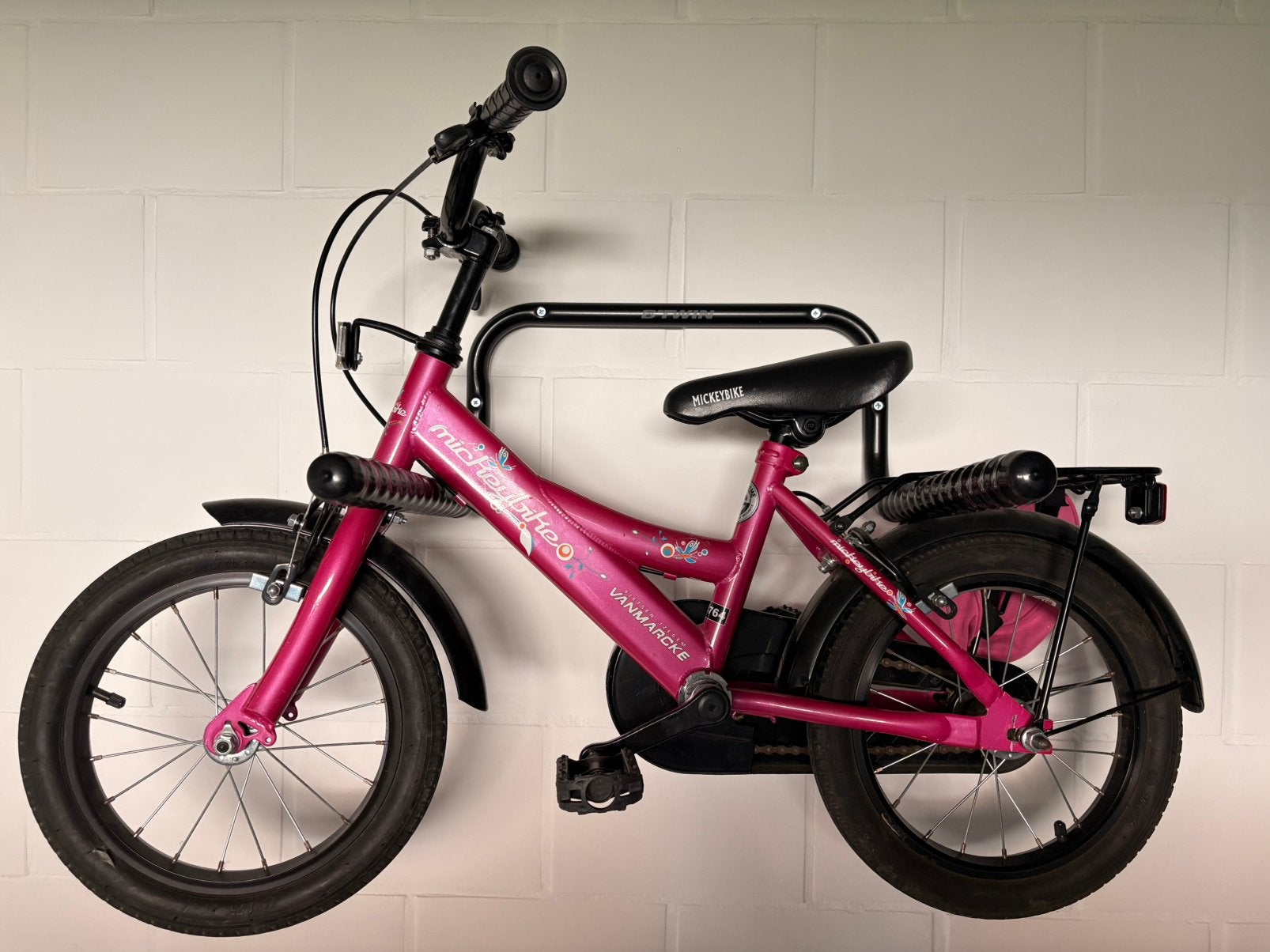 Mickeybike 12 inch, Ophalen, Zo goed als nieuw