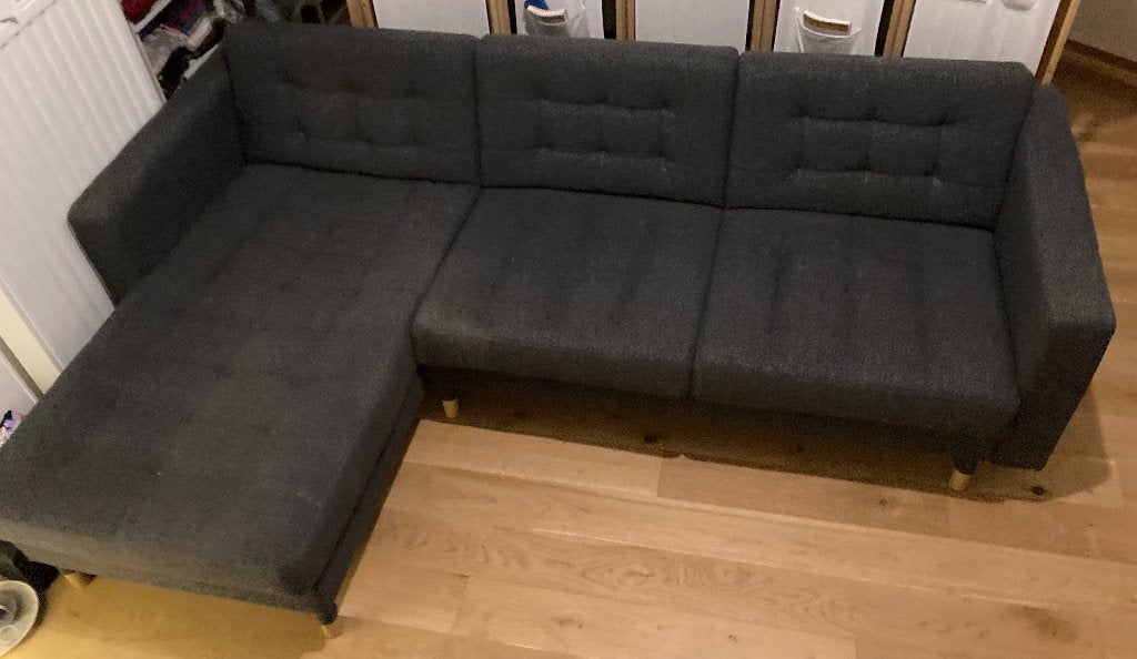 3-zitsbank met dagbed, Huis en Inrichting, Ophalen, Hout, Gebruikt, Hoekbank