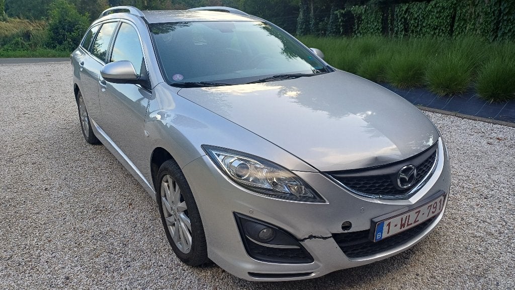 Mazda 6 break 1.8 essence 2013 sans CT, Argent ou Gris, Achat, Attache-remorque, Boîte manuelle